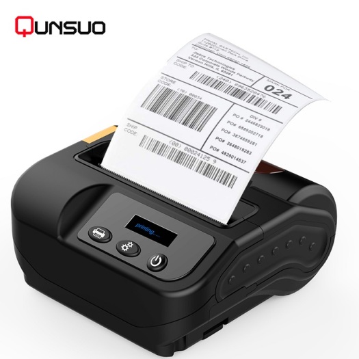80mm Mobile Receipt Barcode Rugged Thermal Printer