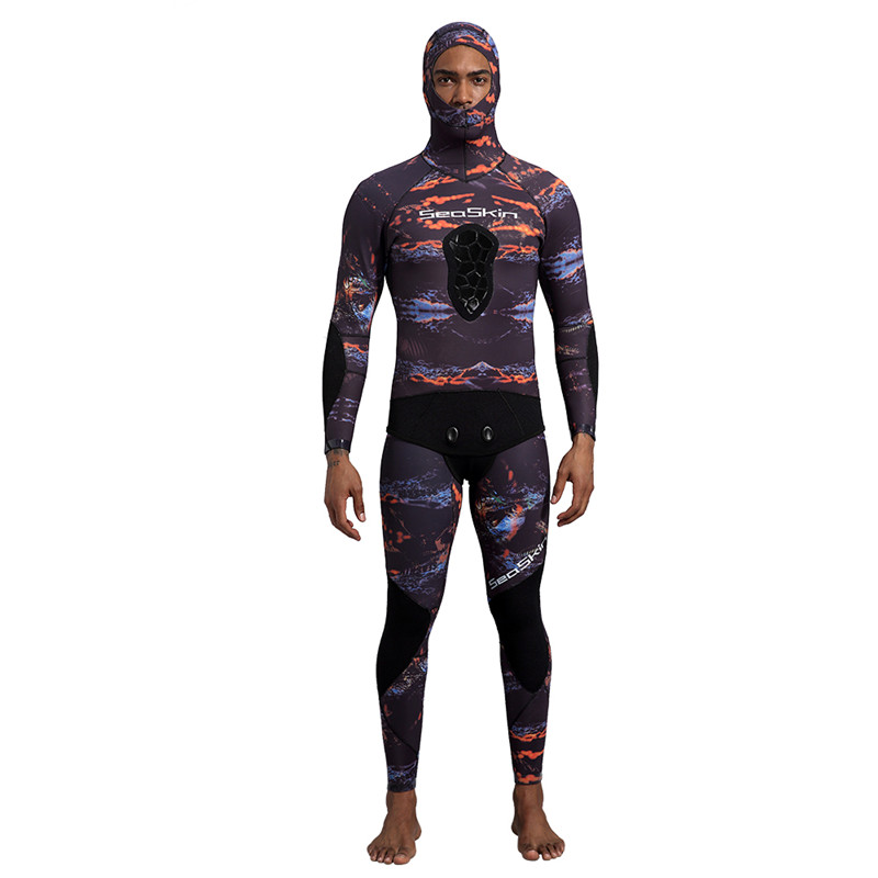 Seaskin Two Pieces Camo Wetsuit