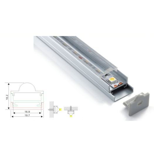 LEDER Aluminum High Output Linear Light