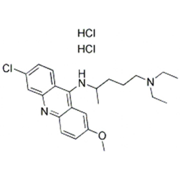 1,4-Pentanediamine,N4-(6-chloro-2-methoxy-9-acridinyl)-N1,N1-diethyl-, hydrochloride (1:2) CAS 69-05-6