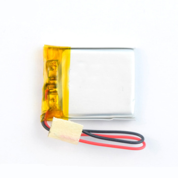 Rechargeable small li-polymer battery for wearable devices