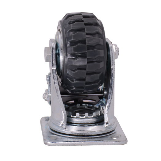 4 Inch Industrial Swivel PVC Caster With Brake