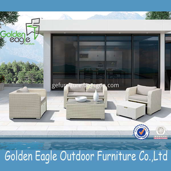 aluminium tube wicker patio furniture