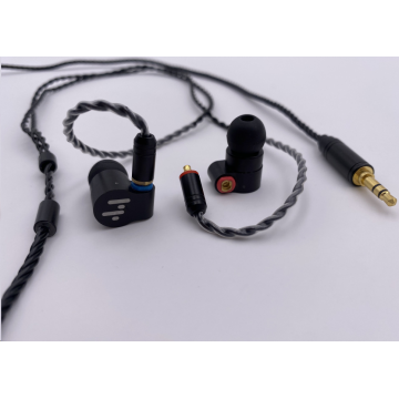 In-Ear Monitors Wired Earbuds Dual Driver Detachable Cables