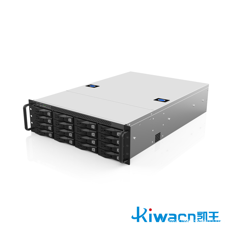 3u16 disk rack server case