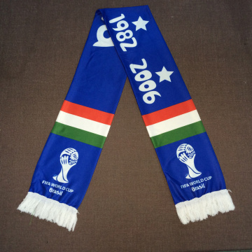 EUFA FIFA Promotional Football Scarf Knitted polyester Italy Fan Scarf