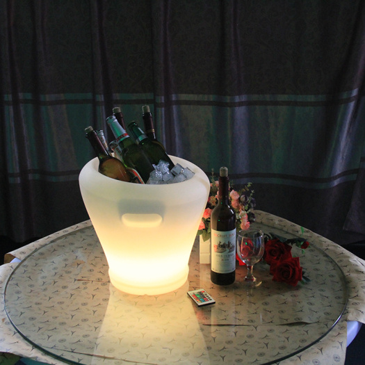Attractive Plastic Bar Led Ice Bucket Table