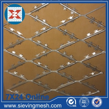 Expanded Metal Mesh with Barb