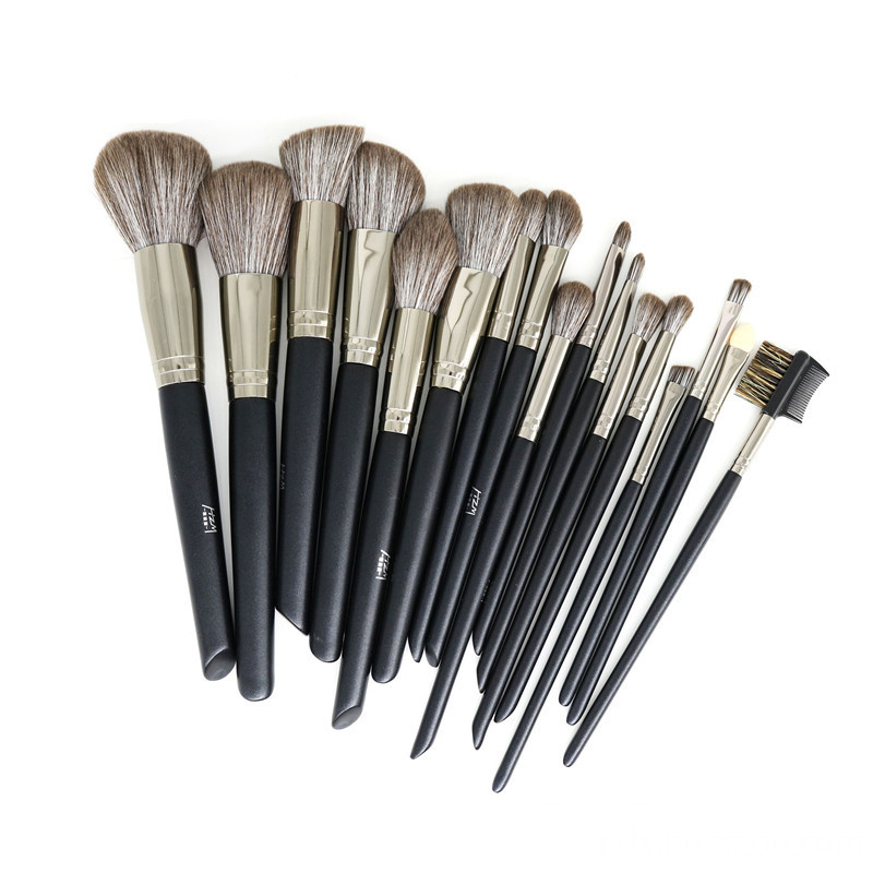 14 Pcs Black Makeup Brush Set 5