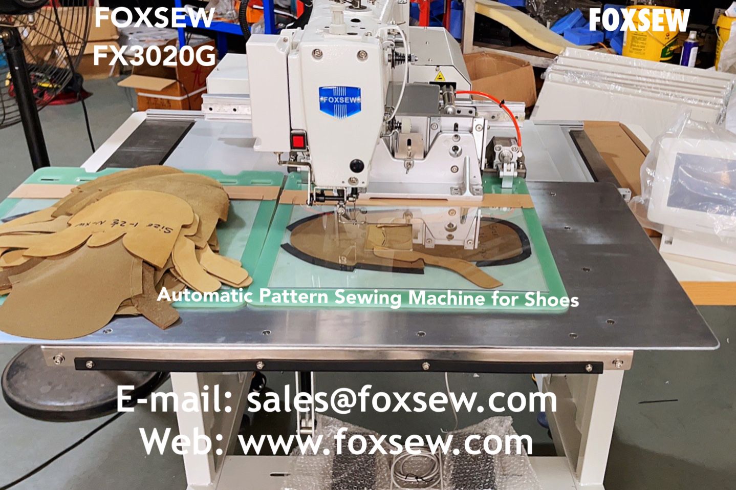 Automatic Shoes Upper Pattern Sewing Machines FOXSEW FX3020G -2