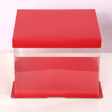 Cake box transparent packaging box