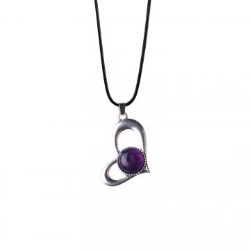 Romantic Opal Pearl Heart Necklaces Women Gift