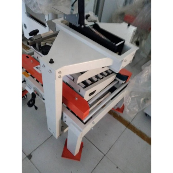 Semi-Automatic Adhesive Tape Edge Carton Sealing Machine