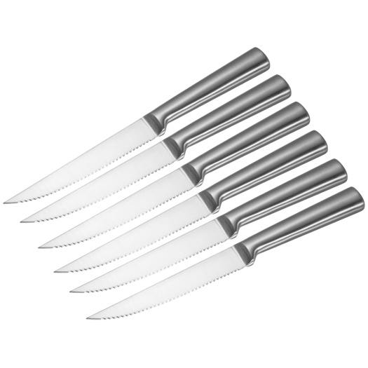 Garwin s/s steak knives with hollow handle