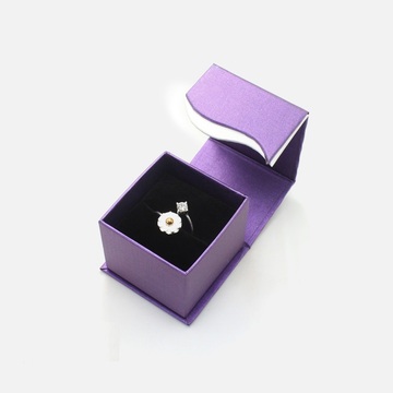 Jewelry set ring necklace magnetic packaging box
