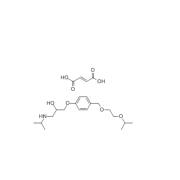 β1 Adrenergic Receptor Blocker Bisoprolol Fumarate CAS 104344-23-2
