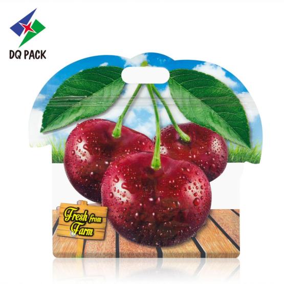 Fruit vent plastic bag with ziplock