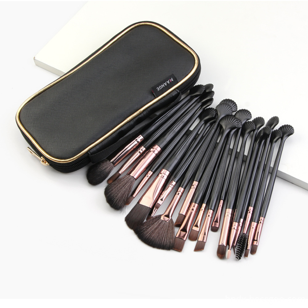 20 Pcs Shell Makeup Brushes Set 13