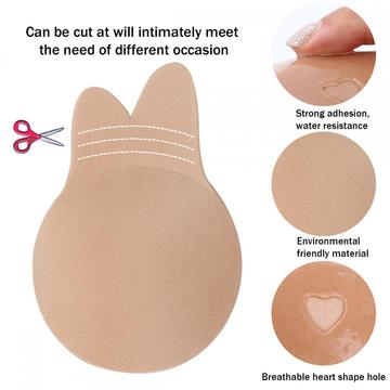 Adhesive Bra - Womens Cat Ears Strapless Backless Bra