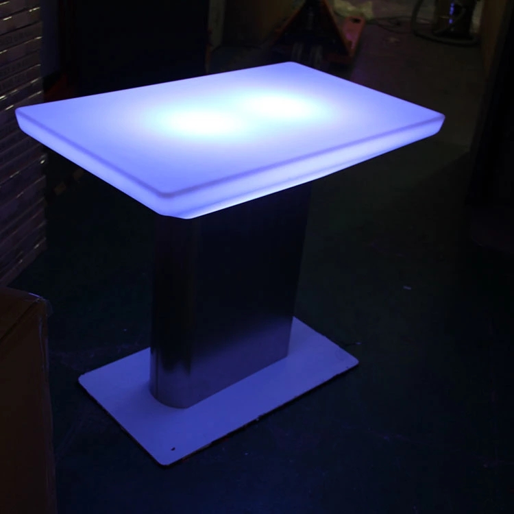 Modern Design Plastic Led Tables 