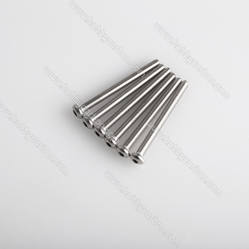 M3x45mm button head stainless steel screw