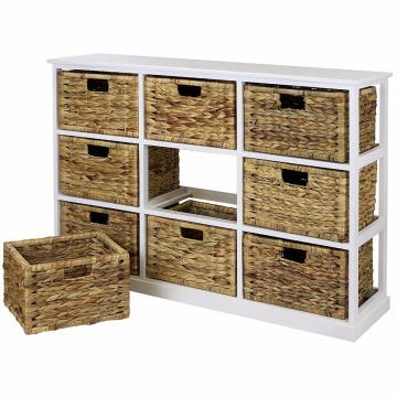 3x3 Storage Unit - 9 Drawer with Seagrass Baskets
3x3 Storage Unit - 9 Drawer with Seagrass Baskets