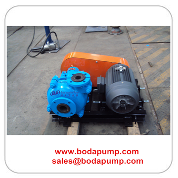 Rubber Liner Slurry Pump with Motor