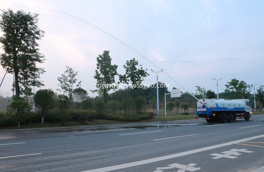 mining water truck in action 4