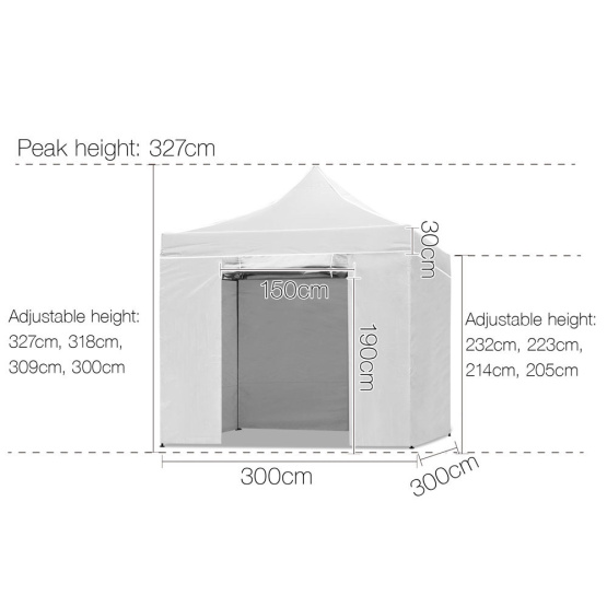 outdoor 10x10 metal frame folding Commercial gazebo tent