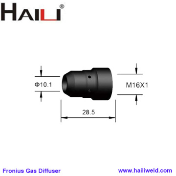 Fronius Gas Diffuser Black M10X28.5MM