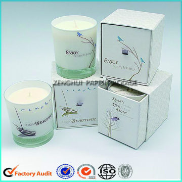 Custom Candle Paperboard Box Packaging For Jar