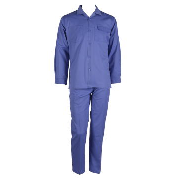 Petrol Blue Two Pieces Work Suit