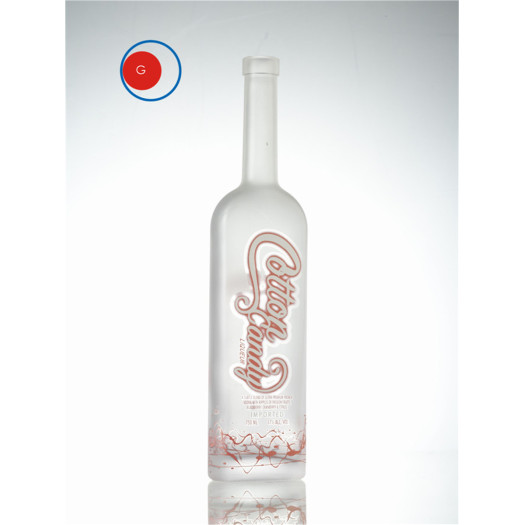 Cotton Candy Liquor Bottle with Standard Shape