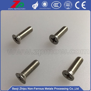 Heat-resistant molybdenum bolts/nuts/screw for sale