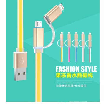 2 in 1 fashion style USB  cable