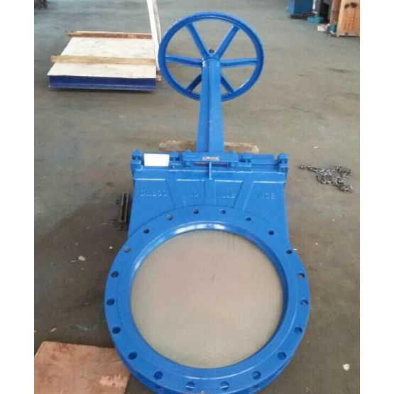 Flange type knife gate valve