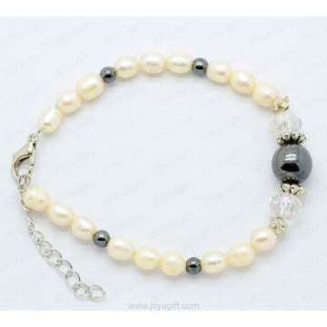 Hematite Pearl Bracelet For Women