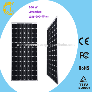 High Quality Monocrystalline Solar Panels 300W 36V