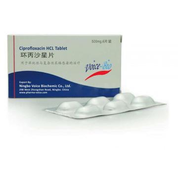 GMP Ciprofloxacin HCl tablet 500mg  use