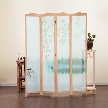Carved Wooden Screen / Folding Room Dividers