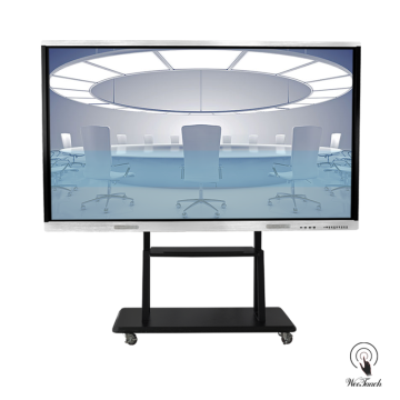 86 inches interactive whiteboard with mobile stand