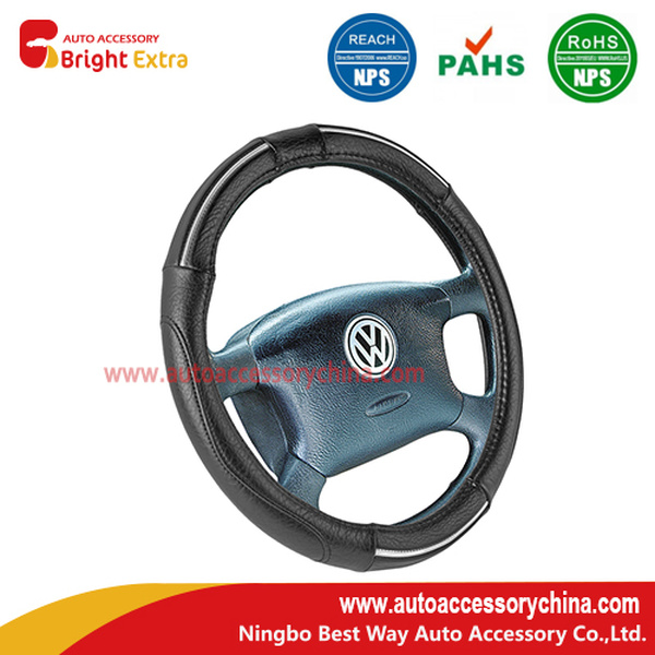 Chrome Trim Auto Steering Wheel Cover