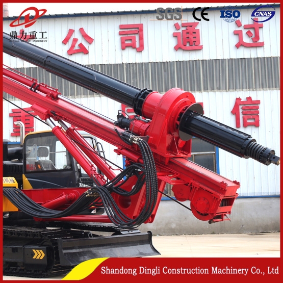 Customized rig for 20m concrete foundation engineering