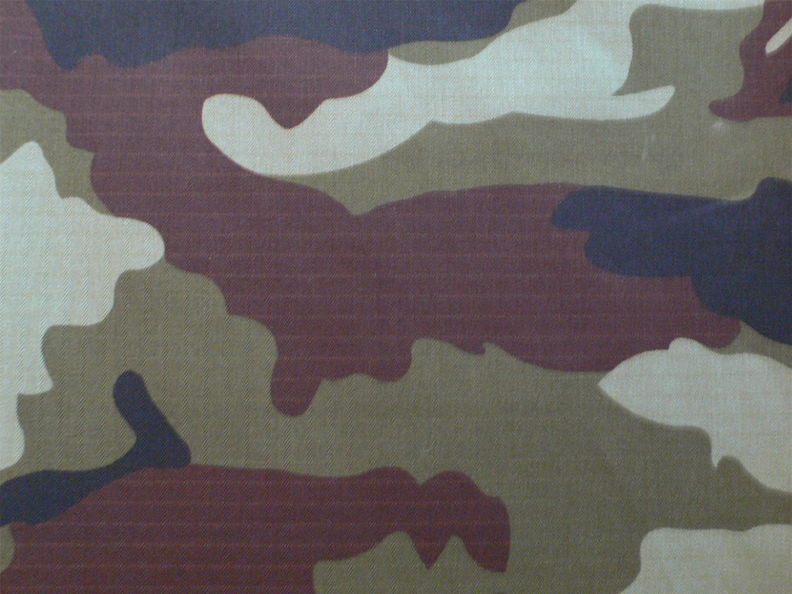 Herringbone Military Camouflage Canvas Fabric for Ireland