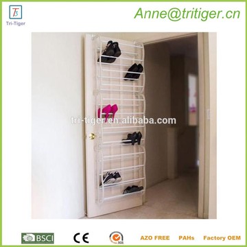 12 shelf 36 pair wall/door hanging shoe rack storage organizer