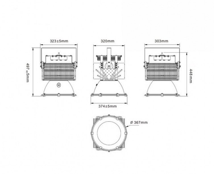 400W Factory Light