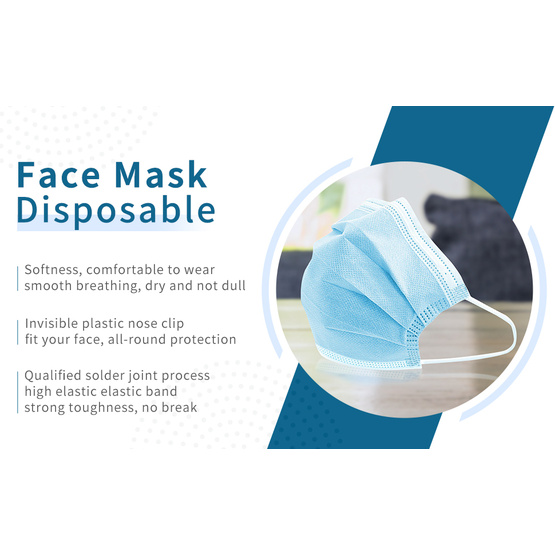 Disposable medical for face mask