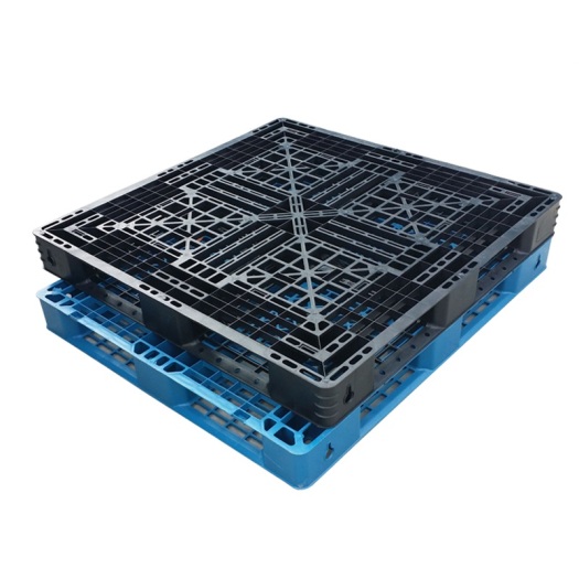Six runners bottom support plastic pallet mould