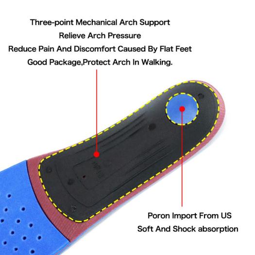 Arch Support Comfortable Feet Heel pain orthotic insoles