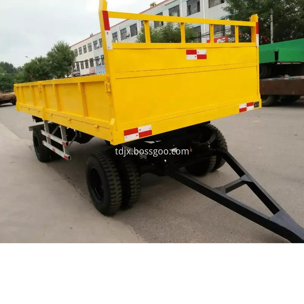 double axle hydraulic tipping trailer